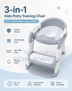 Toddlers Toilet Ladder Seat 3 in 1