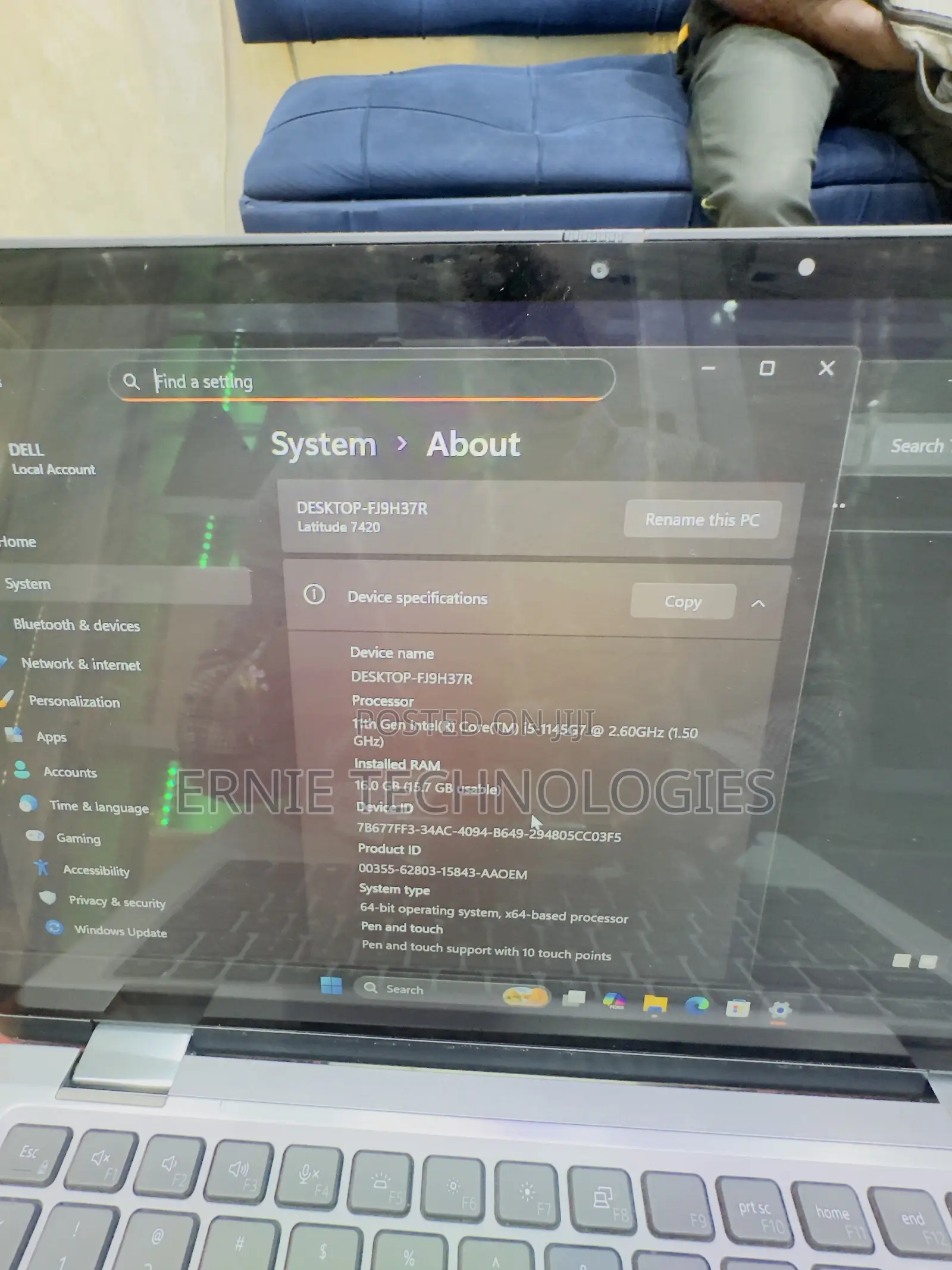 Laptop Dell Latitude 7420 16GB Intel Core i5 SSD 256GB