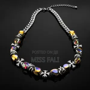 Obsidian Prism Necklace