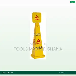 Short Caution Cone 27.2x27.2x92.4cm Caution Wet Floor - B-118