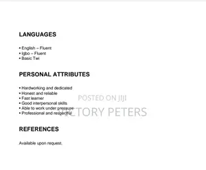 Teaching CV