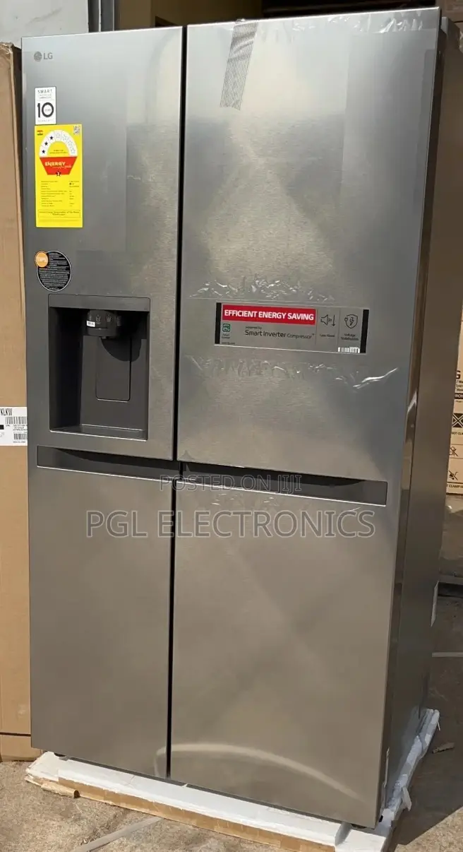 Lg 674ltr Fridge With Uvnano Water Dispenser in Matte Black Finish