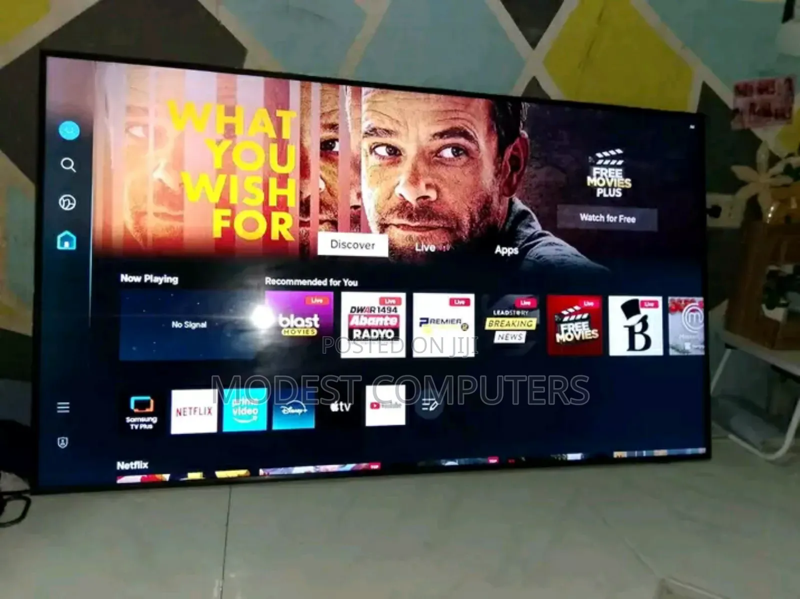 55inches Smart Tv With Remote