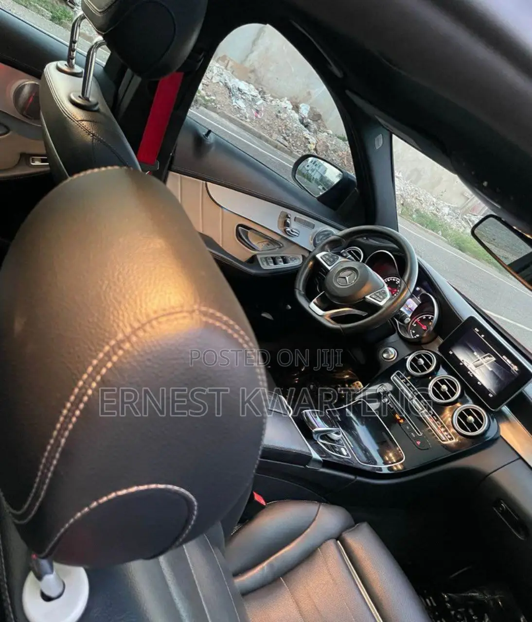 Mercedes-Benz C300 2017 Red