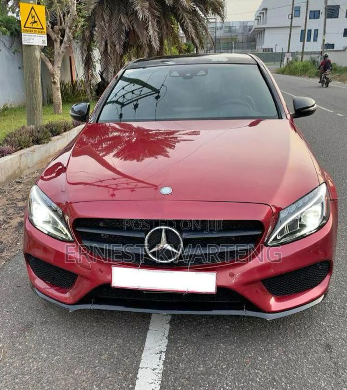 Mercedes-Benz C300 2017 Red
