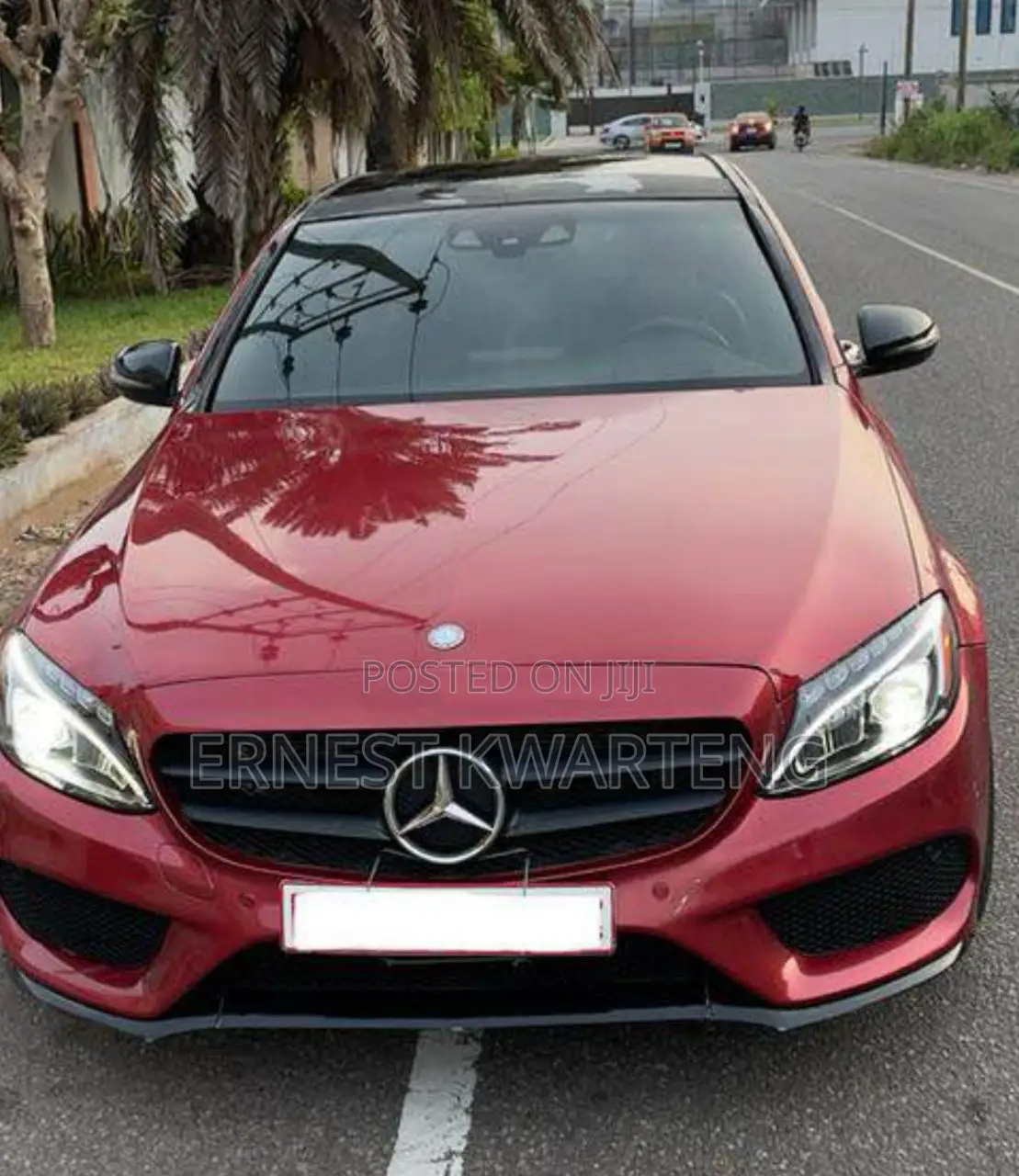 Mercedes-Benz C300 2017 Red