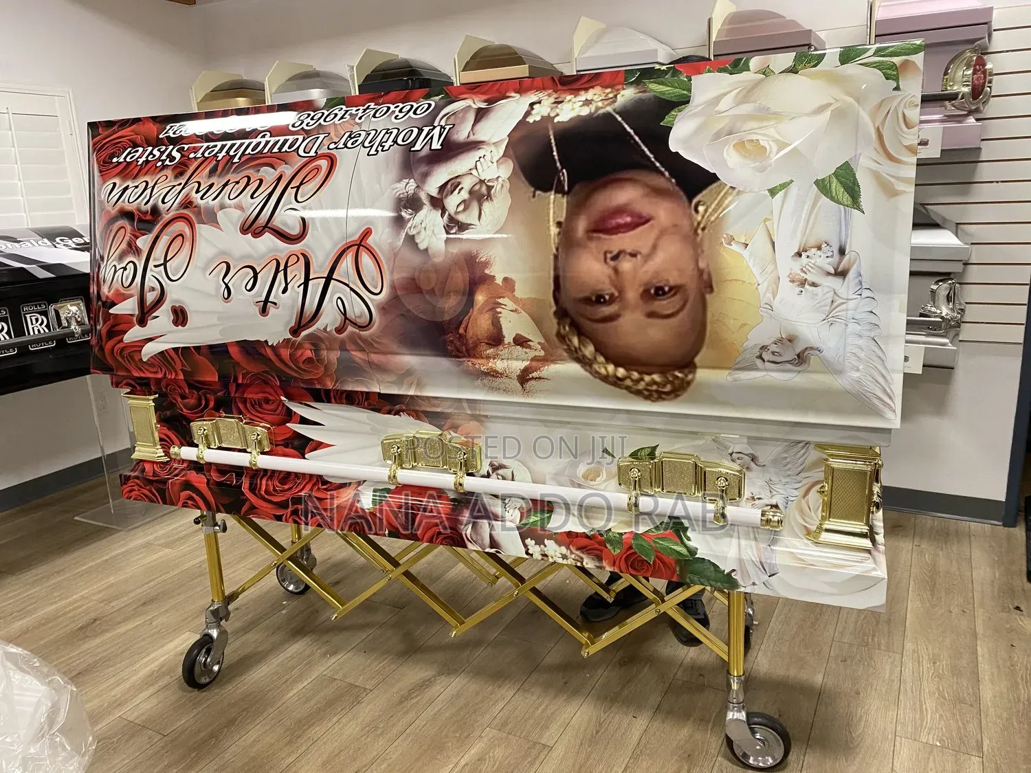 Wrapping Casket With Your Own Pictures and Colours or Customize