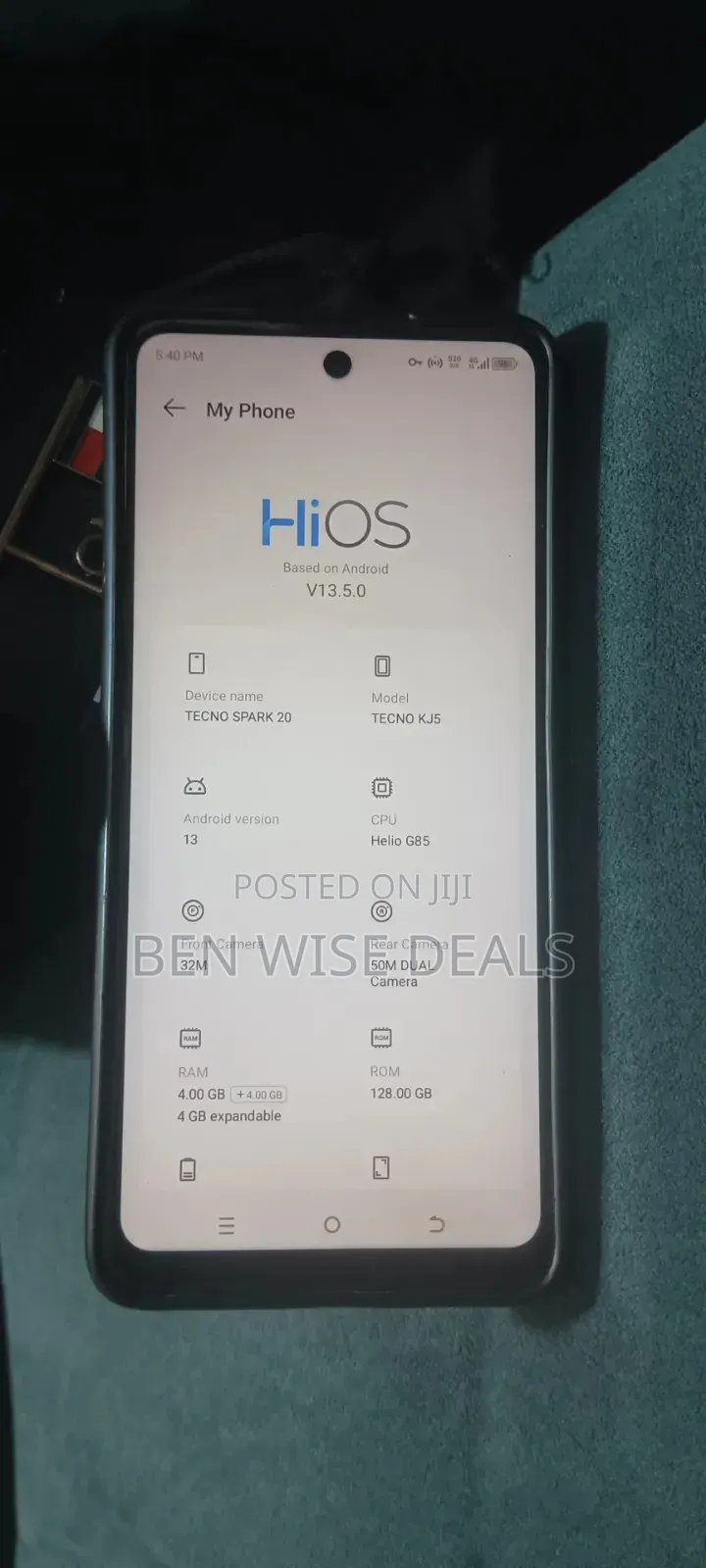 Tecno Spark 20 128 GB Black