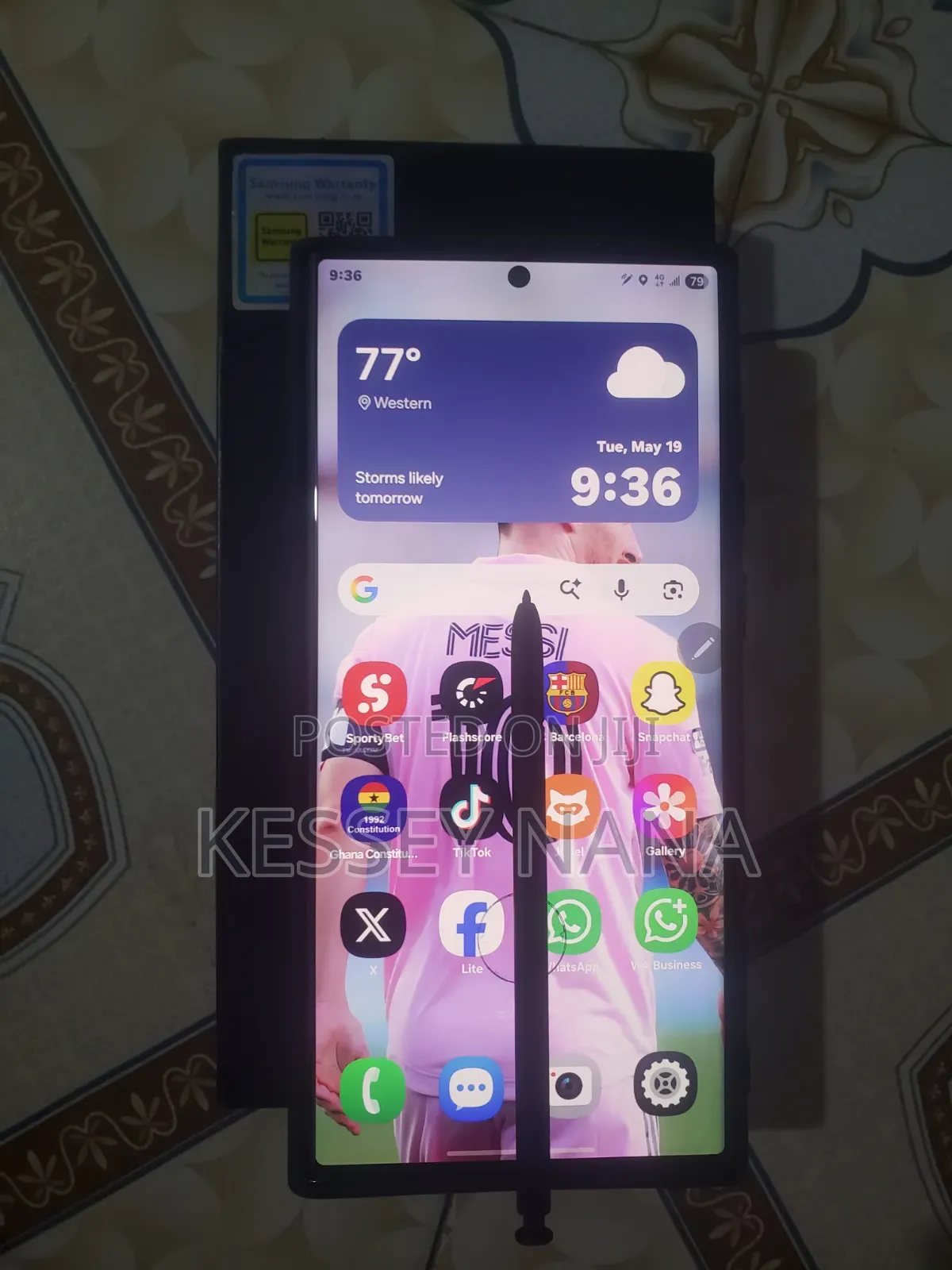 Samsung Galaxy S22 Ultra 256 GB Black