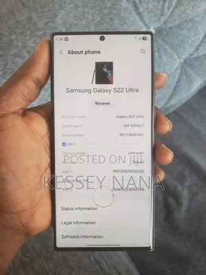 Samsung Galaxy S22 Ultra 256 GB Black