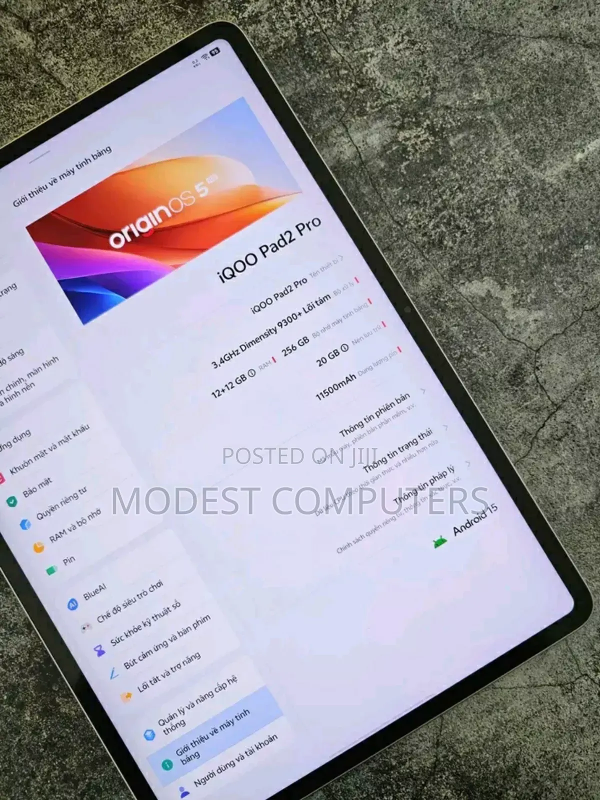Tablet 256 GB Gray