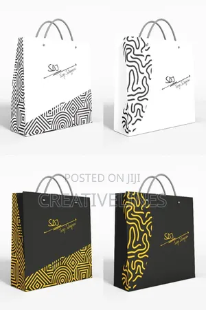 White and Black Bags
