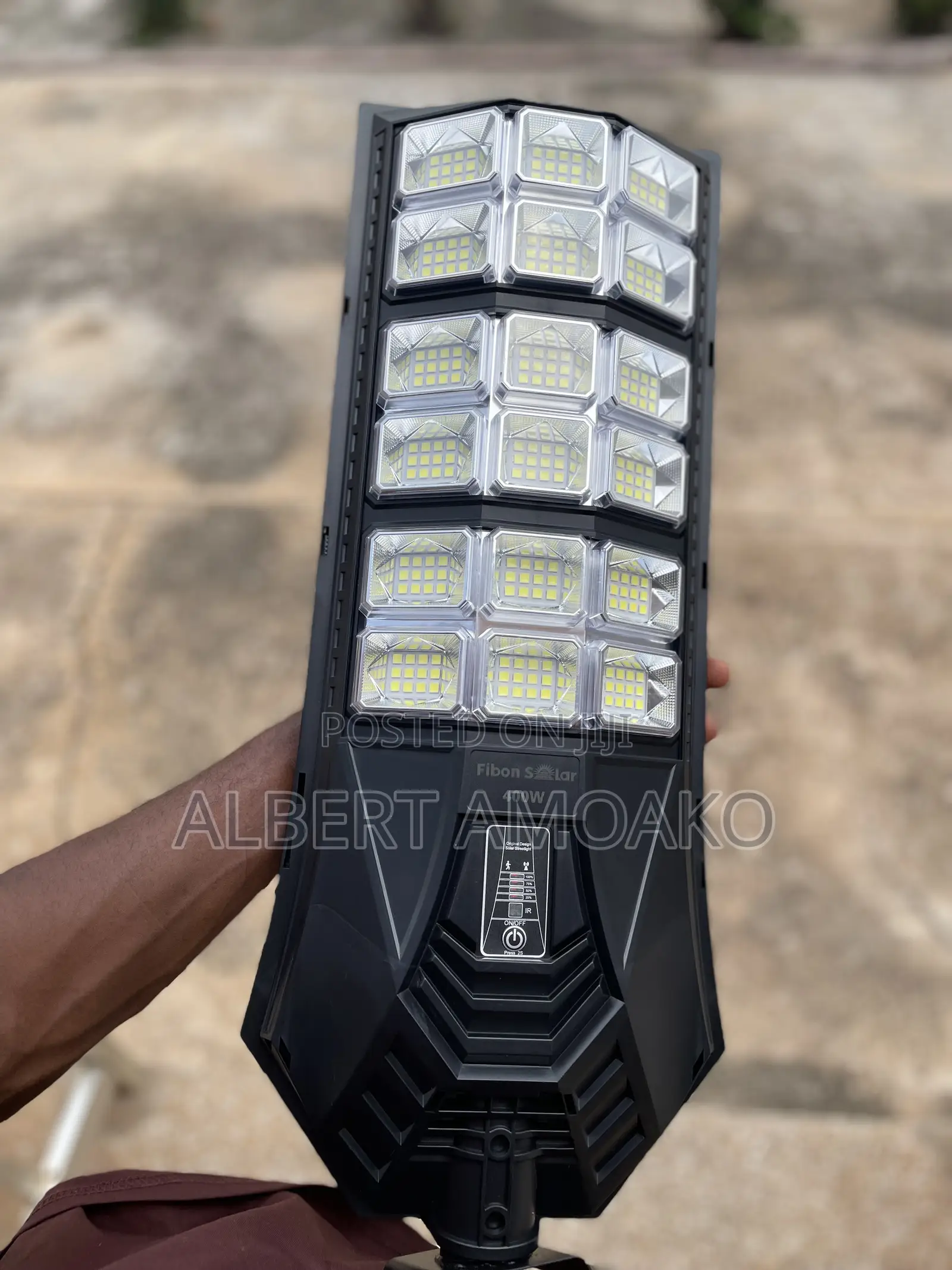 400w Solar Streetlight With Remote Control