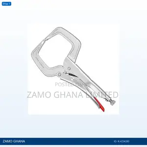 Welding Grip Locking Plier 280mm Clamp Pointed Silver With - K-