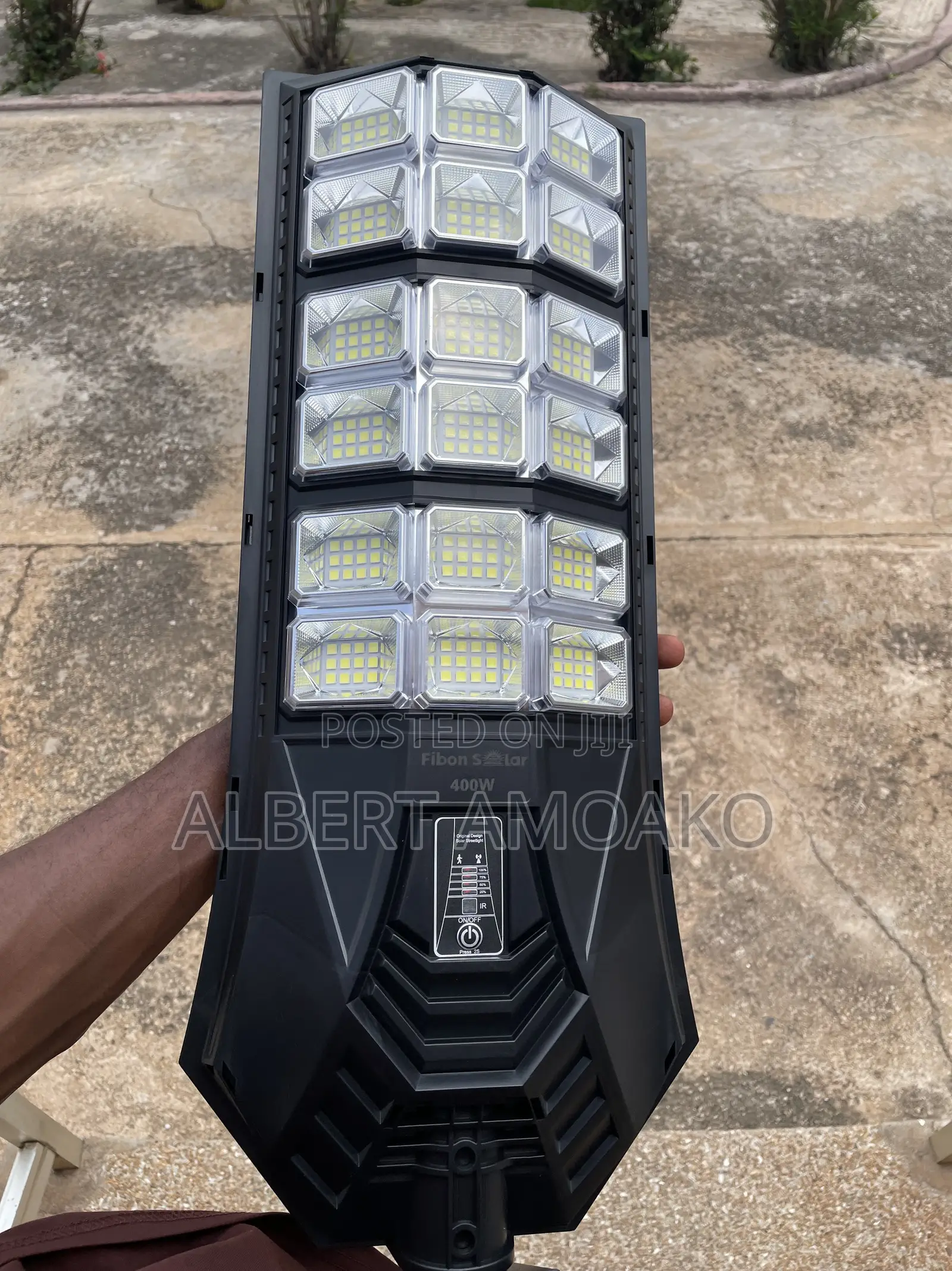 400w Solar Streetlight With Remote Control
