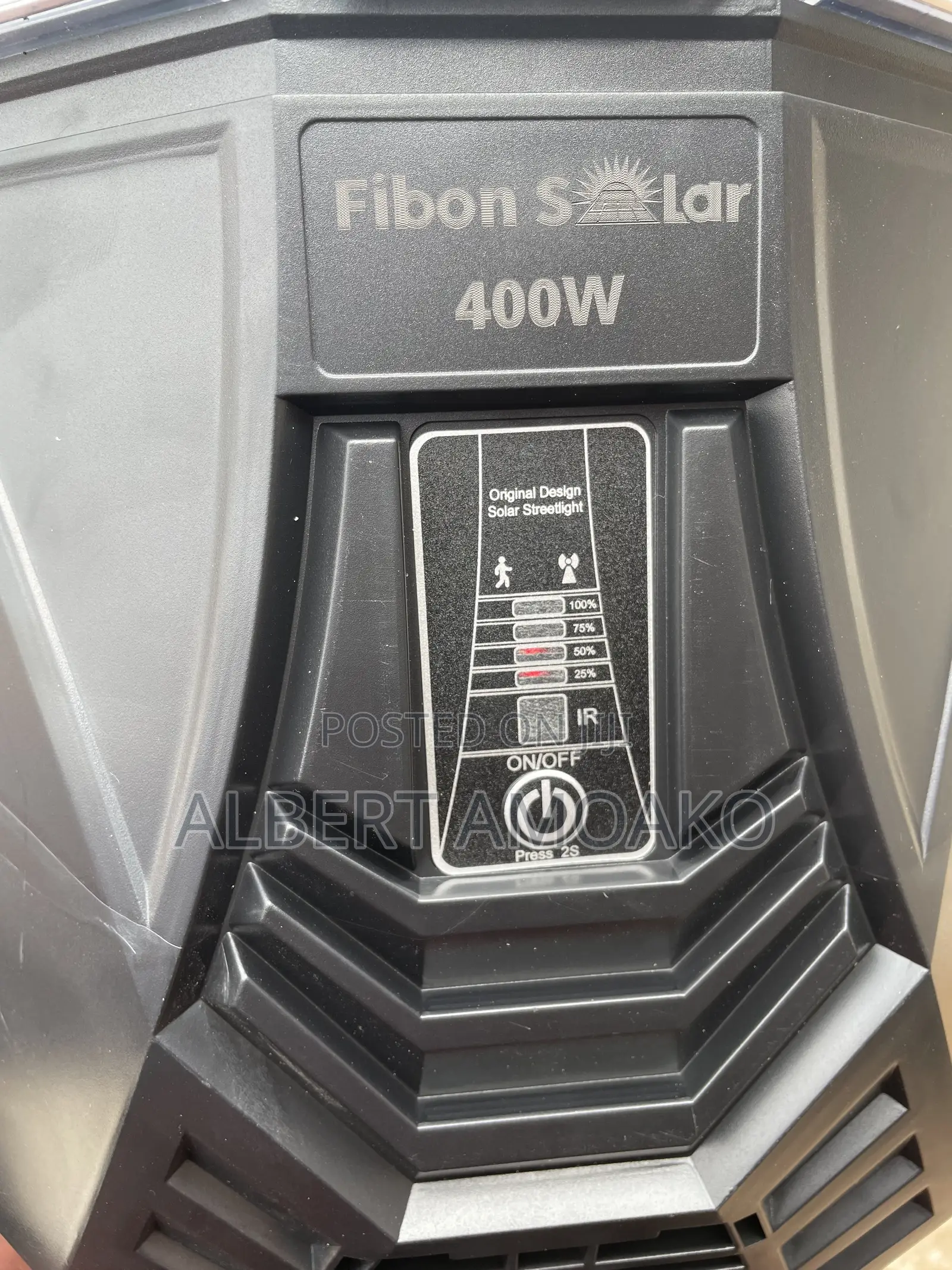 400w Solar Streetlight With Remote Control