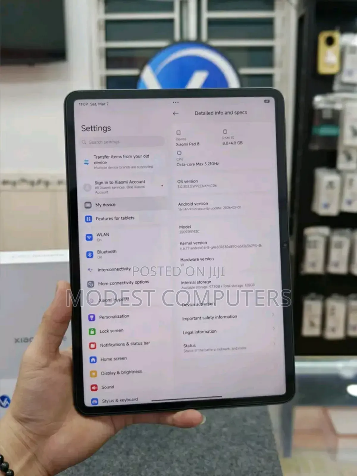 Xiaomi Pad 7 256 GB Gray