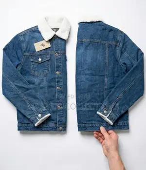 Denim Men’S Long Sleeve Shirt / Coat / Jacket