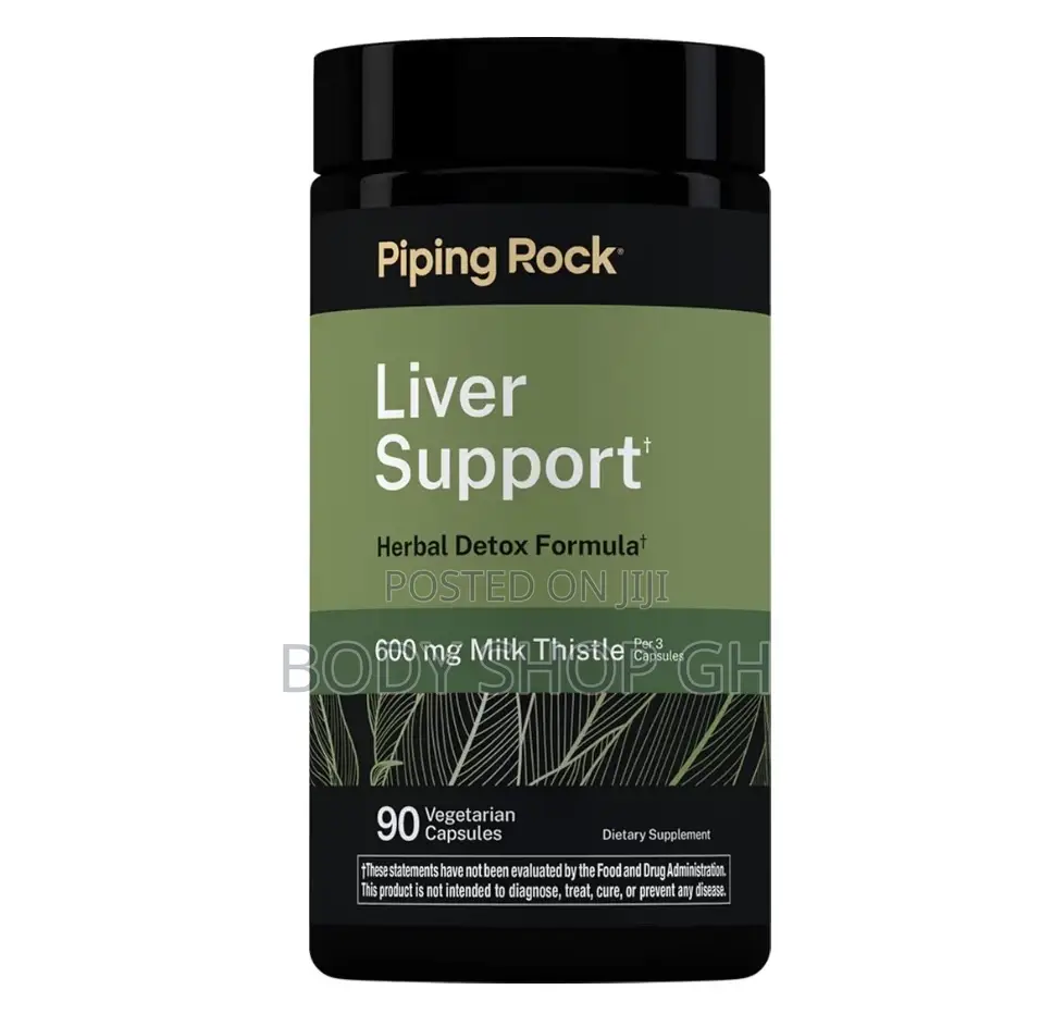 Piping Rock Liver Support Supplement - With 600mg Milk Thistle