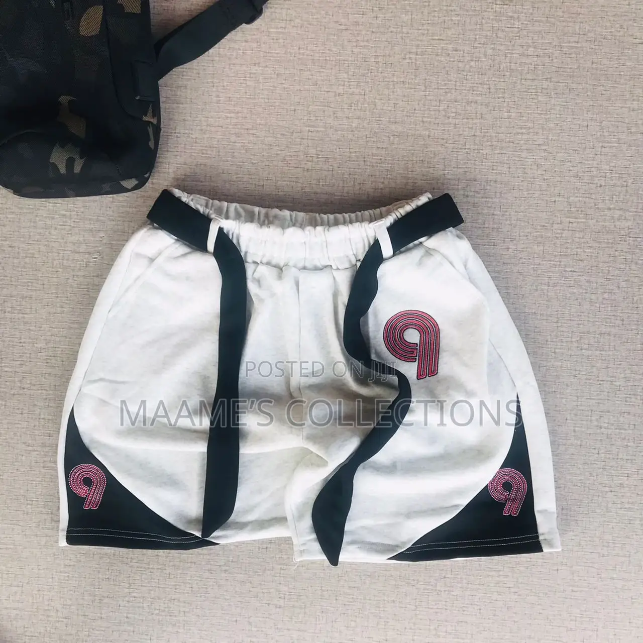 Casablanca Logo- Print Drawstring Shorts.