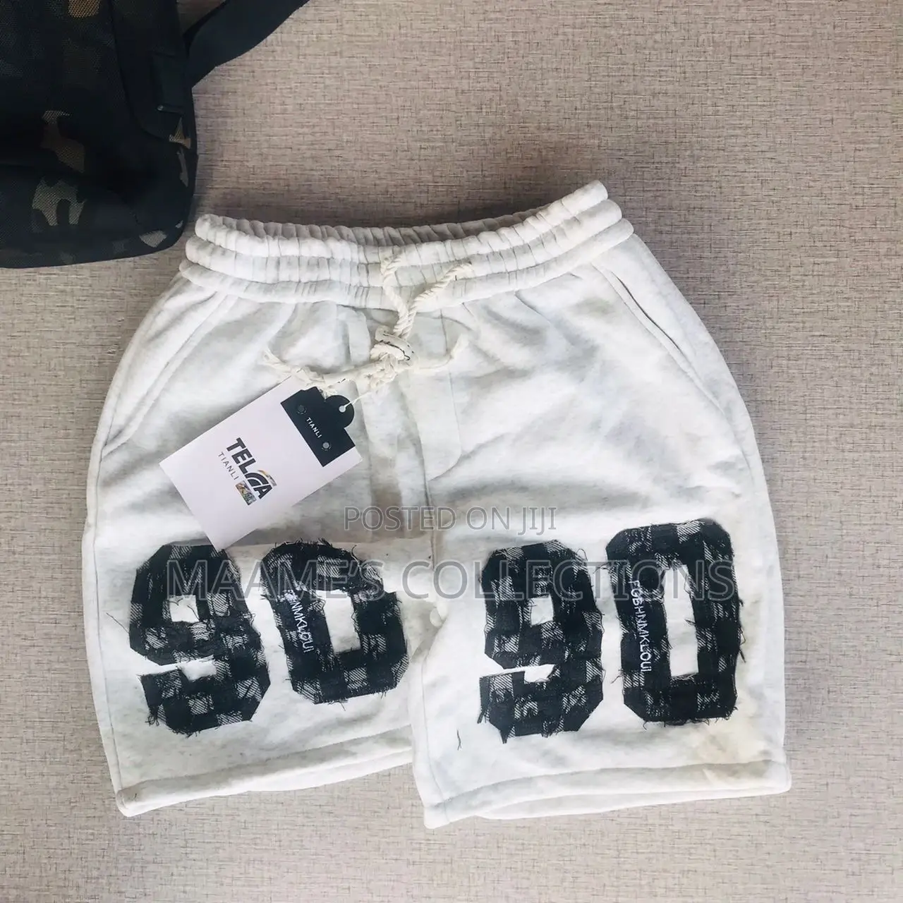 Casablanca Logo- Print Drawstring Shorts.