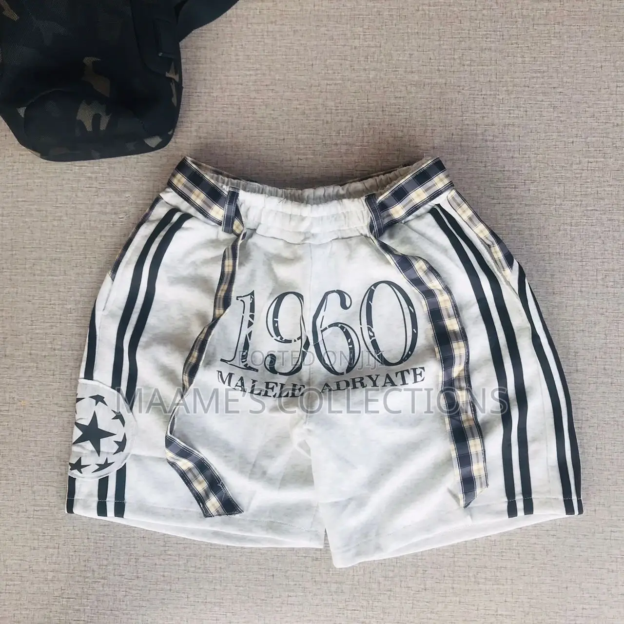 Casablanca Logo- Print Drawstring Shorts.