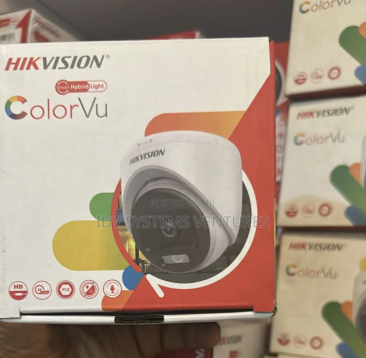 Ds-2ce10kf0t-Lpfs3k Colorvu Smart Hybrid Light Fixed Mini Bullet Cam
