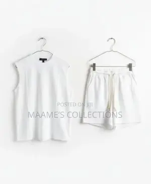 Men’S Streetwear Sleeveless Graphic T-Shirt / Tank Top and Shorts