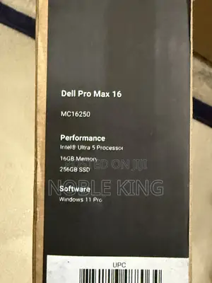 New Laptop Dell Pro Max 16 16GB Intel Core Ultra 5 SSD 256GB