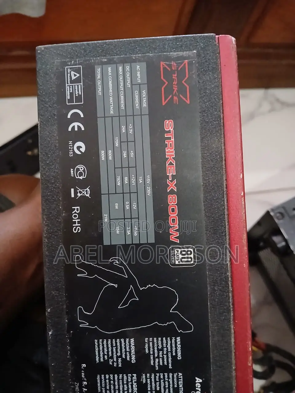 Two Psu Used Rocketfish 700w and Aerocool Strike-X 800w Gaming Psu