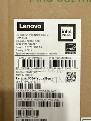 New Laptop Lenovo Yoga 700 8GB SSD 128GB