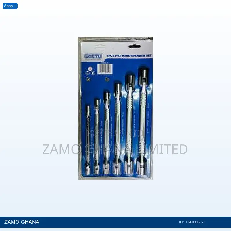 6pcs Hex Hand Spanner Set Shito - Tsm006-St