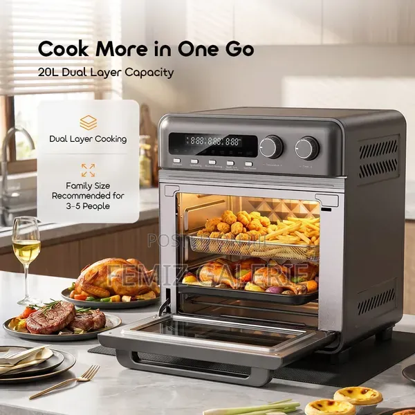 Oraimo Bakeair Pro 8in1 20l 230°C Large-Capacity Air Oven
