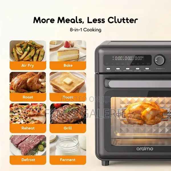 Oraimo Bakeair Pro 8in1 20l 230°C Large-Capacity Air Oven