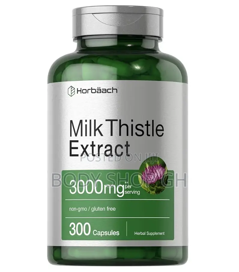 Milk Thistle Supplement | 300 Capsules | -for Liver Health and Detox