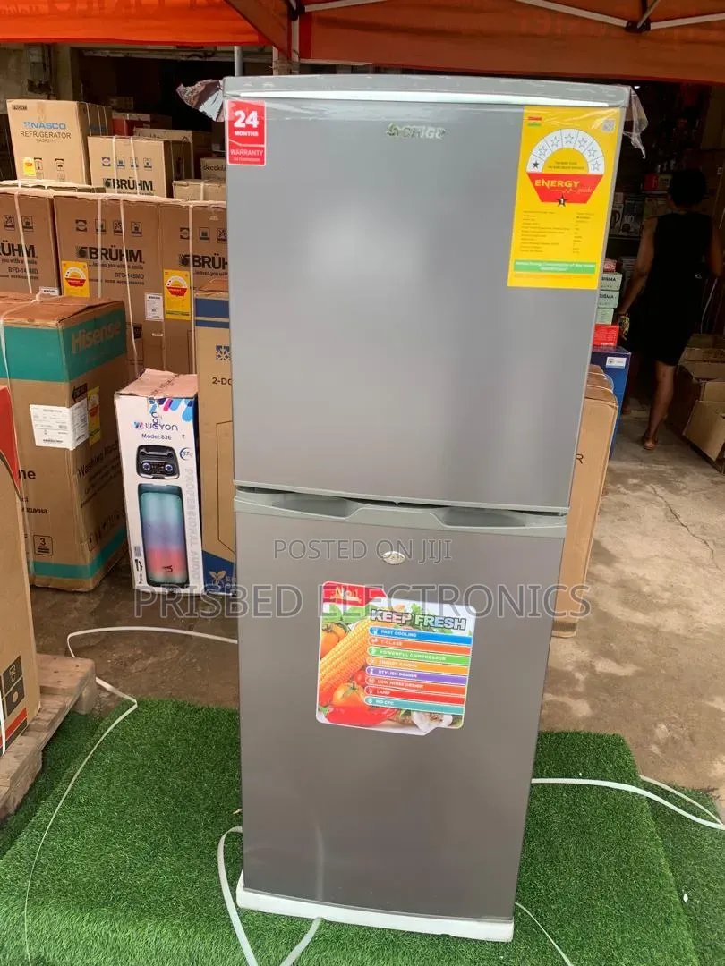 Chigo Durable Double Door Fridge 183 Litres