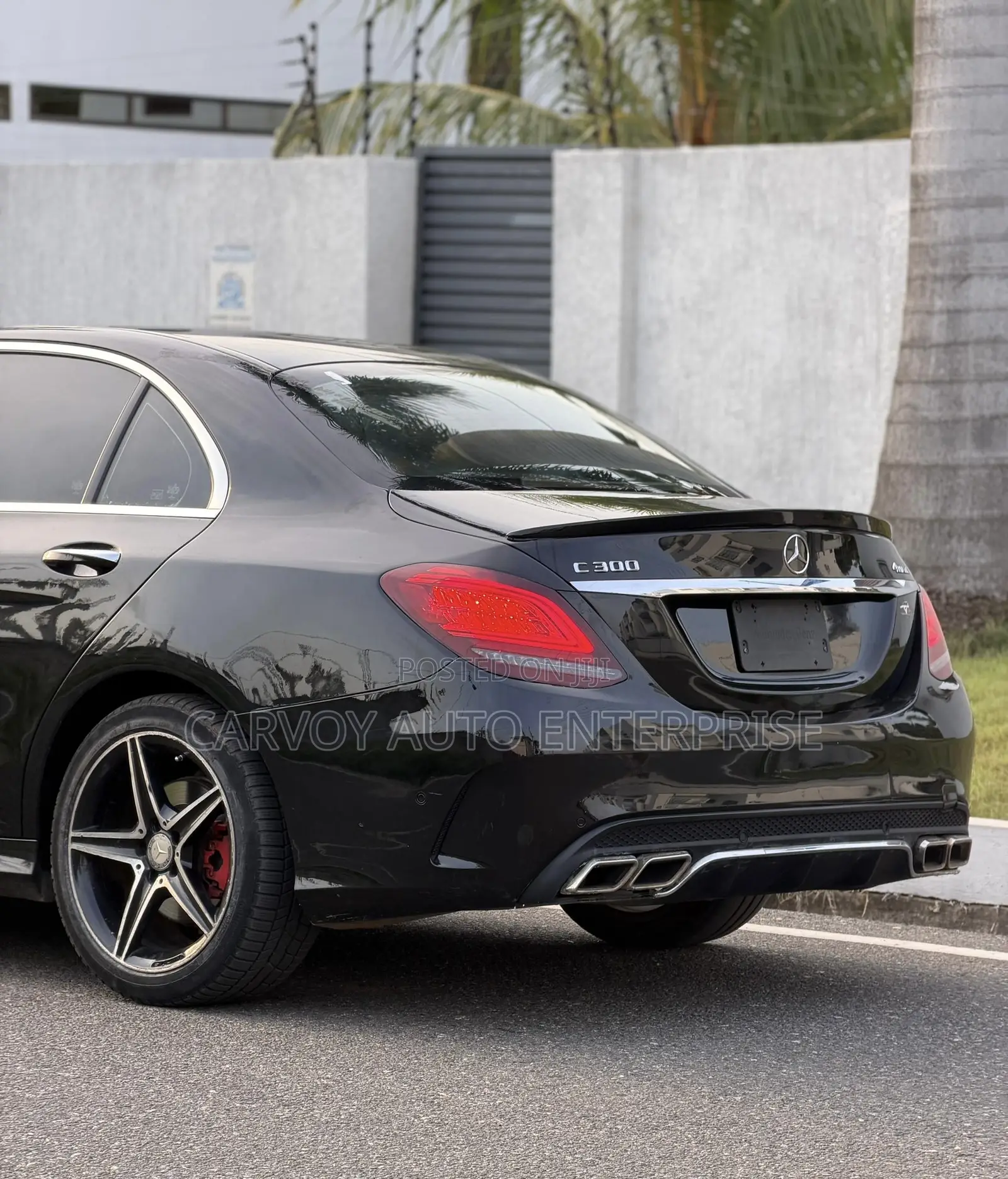 Mercedes-Benz C300 Luxury 4Matic Sedan AWD (2.0L 4cyl 7A) 2016 Black