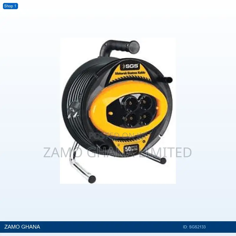 20m Extension Cable Reel 3x2.5mm 2 Pins - Sgs2133