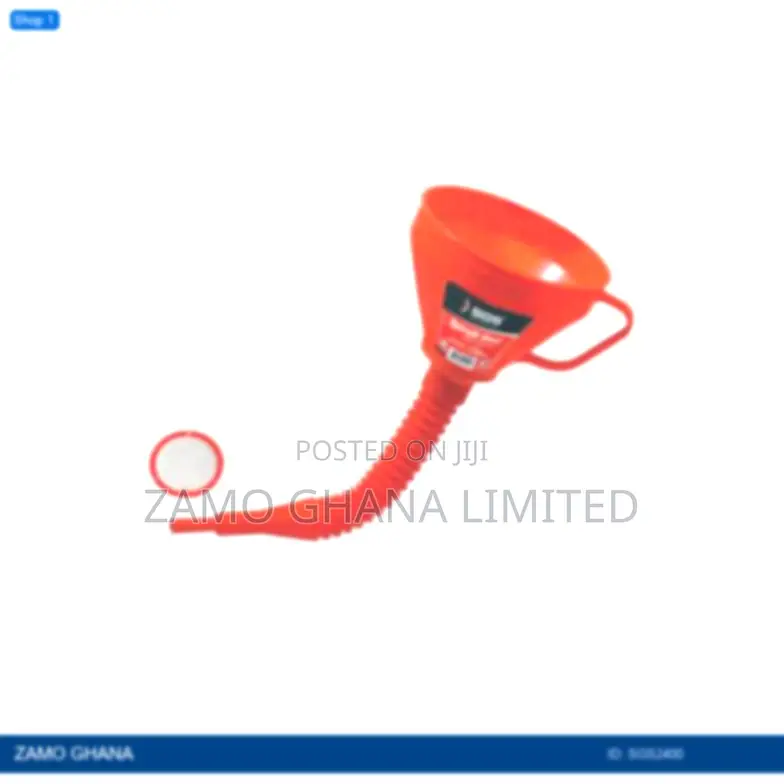 Plastic Oil Funnel Red or Yellow - Sgs2400