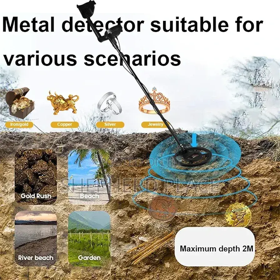 Professional Tx Deep Waterproof Gold Detector High Sensitivity