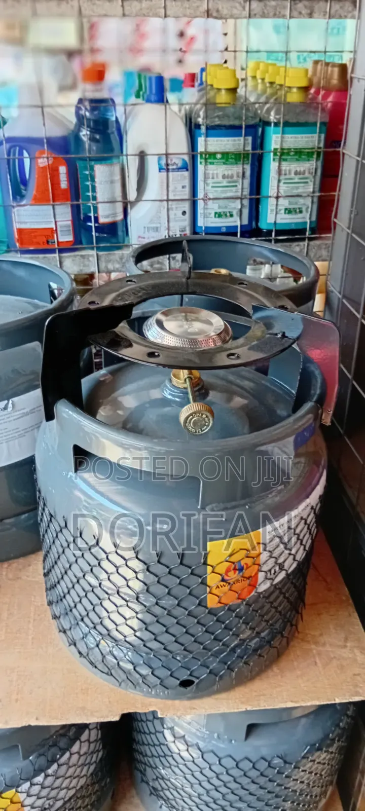 6kg Cylinder With Black Clamp