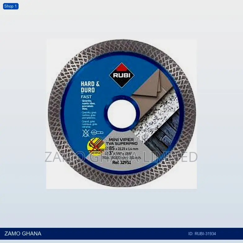 Tva 180 Superpro > 7inch Turbo Viper Diamond Cutting Blad - Rubi-31934