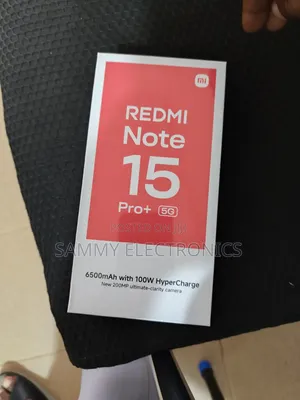 New Xiaomi Redmi Note 15 Pro+ 512 GB Black