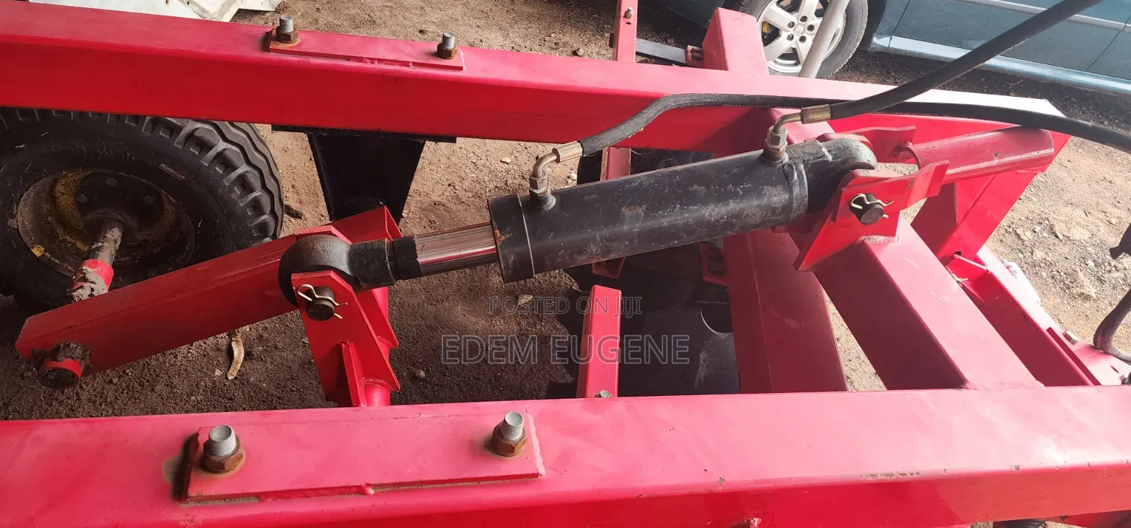 24 Disc Heavy Duty Harrow With Hydraulic Powered Tires