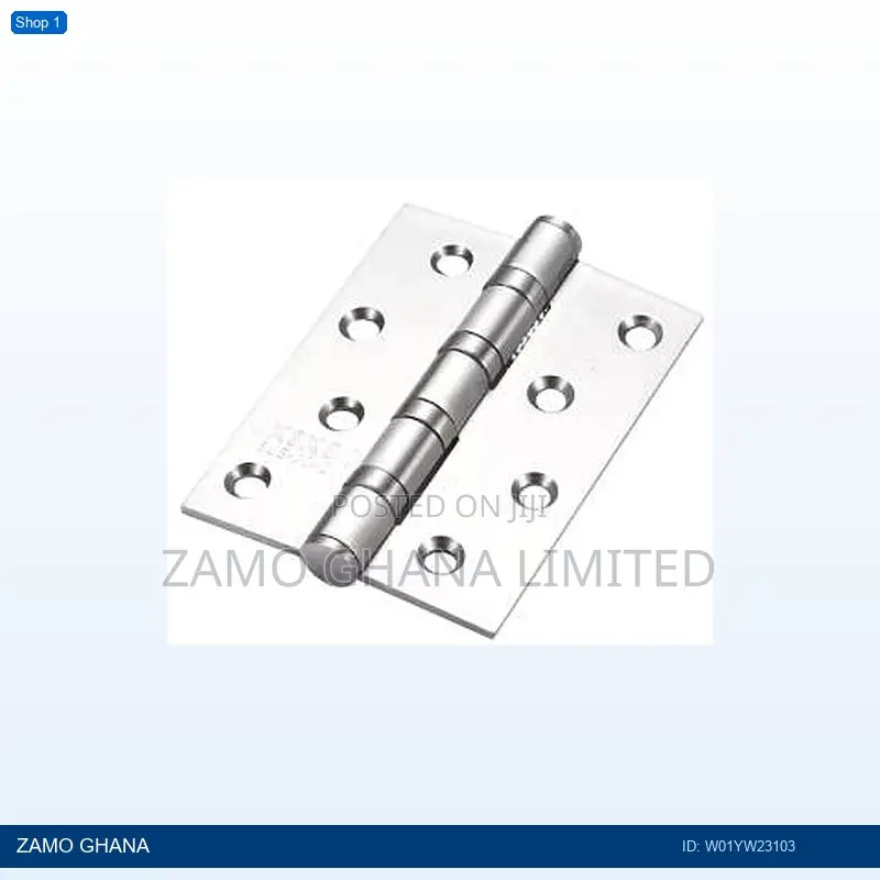 Fuxia Door Hinges 3.5x3 Inch X 2.5mm 2bb Satin Stainless - W01yw23103