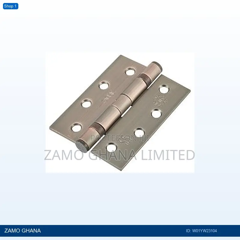 Fuxia Door Hinges 3.5x3 Inch X 2.5mm 2bb Ab Bronze - W01yw23104