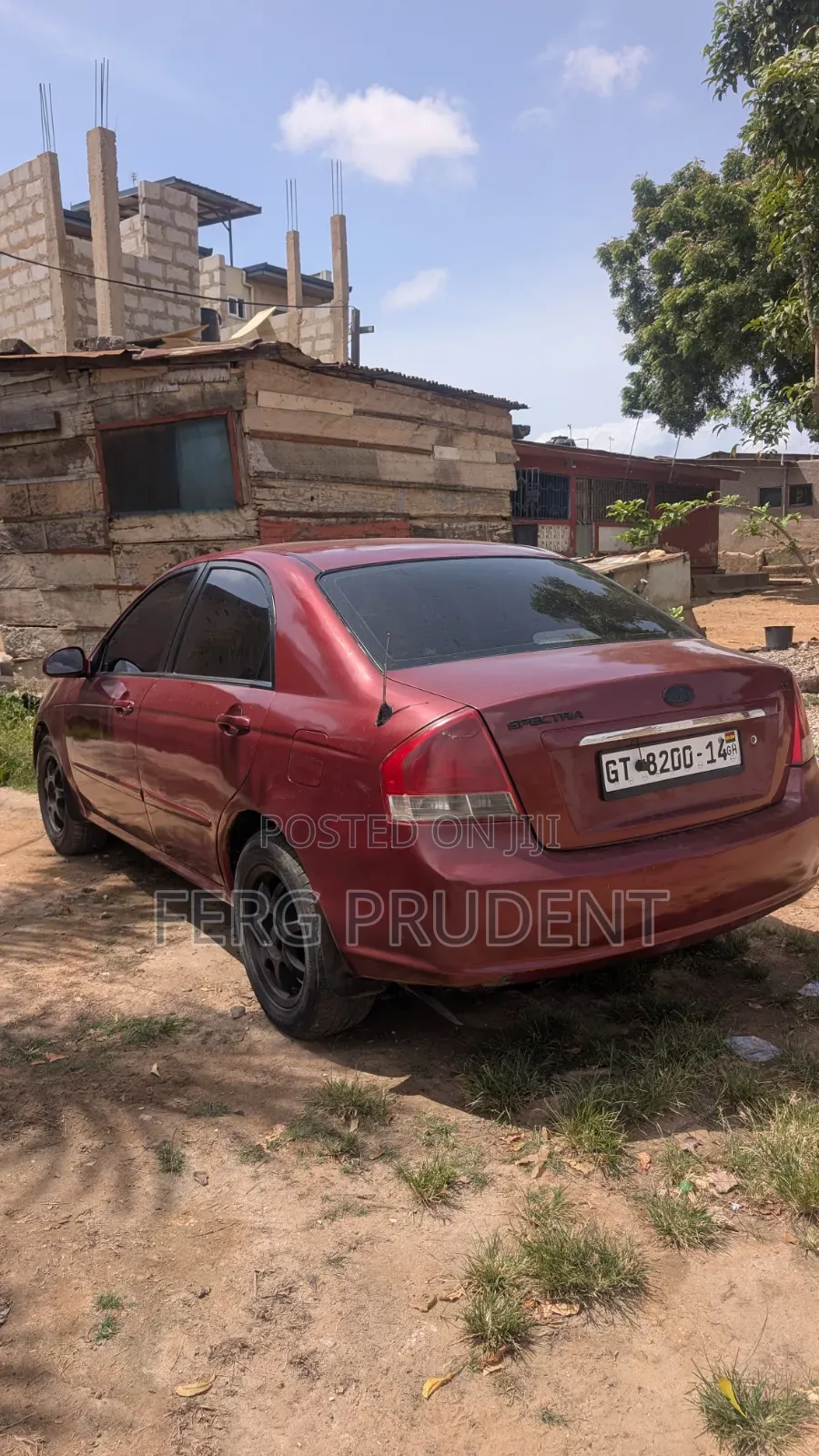 Kia Spectra 2.0 EX 2008 Red