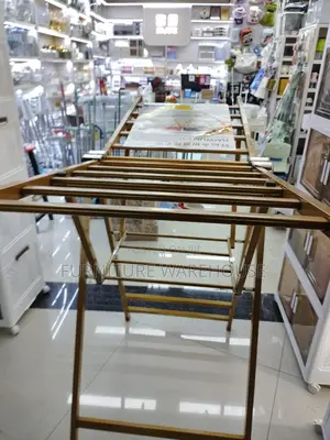 Foldable Gold Clothes Drying Rack