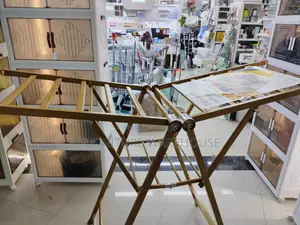 Foldable Gold Clothes Drying Rack
