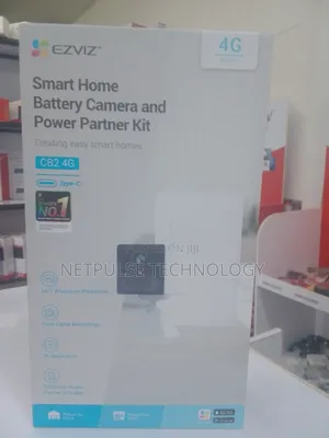 Ezviz Cs-Cb2/Pb 4g Smart Home Battery Camera and Power Partner Kit